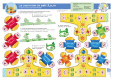 Découpage d‘une couronne de roi en papier