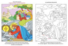 Coloriages des fresques de lourdes